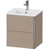 Duravit „XSquare“ 51 × 56 × 41,8 cm, in Leinen