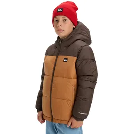 QUIKSILVER Outdoorjacke QUIKSILVER "Cold Days", Jungen, Gr. 12, chocolate braun, 100% Nylon, Jacken Outdoorjacke