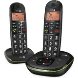 Doro PhoneEasy 105WR Duo, Telefon, Schwarz