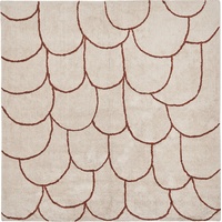 Beliani, Teppich, Lumarko Baumwollteppich 200 x 200 cm Beige und Braun ELDES AVDAN. (200 x 200 cm)