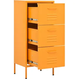 vidaXL Lagerschrank 42,5 x 35 x 101,5 cm gelb
