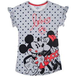 Disney Minnie Mouse Nachthemd Kinder Mädchen Schlaf-Shirt Mini Maus grau 116