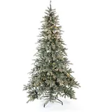 Evergreen ClassicsTM Evergreen Weihnachtsbaum Fichte Frost 210 cm, beleuchtet