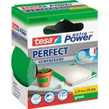 Tesa extra Power Perfect Gewebeband grün 38mm/2.75m, 1 Stück (56343-00039)