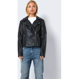 Noisy May NMRebel PU Jacket Frauen Kunstlederjacke schwarz (27000741)