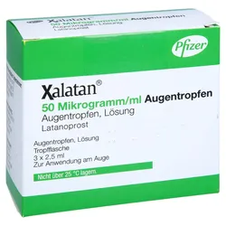 Xalatan 50 Mikrogramm/ml Augentropfen 3X2,5 ml