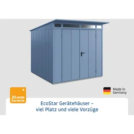EcoStar Elegant-P Typ 2 2,38 x 2,38 m taubenblau 2-flüglige Tür