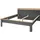 OTTO home Schlafzimmer-Set OTTO HOME "Westminster", grau, B/H: 180cm x 200cm, Schlafzimmermöbel-Sets, beinhaltet 1 Bett, Kleiderschrank 3-türig und 2 Nachtkommoden
