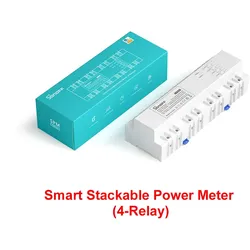 SONOFF SPM Smart Stackable Power Meter RS-485 20A 4-Relais-Überlastschutz Metadaten Power Monitoring Smart Management System