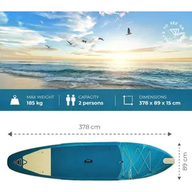 Wattsup Marlin 378 x 89 x 15 cm blau