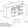 Vladon Highboard 166,5 x 106,5 x 35 cm Anthrazit matt/Grau Hochglanz