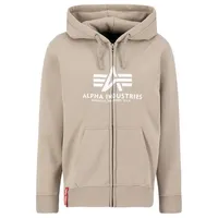 Alpha Industries Basic Reißverschlusspullover - Beige - XL
