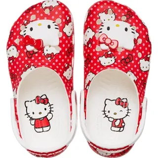 Crocs Unisex Kinder Hello Kitty Red Classic Clog K Clog, Multi, 32/33 EU