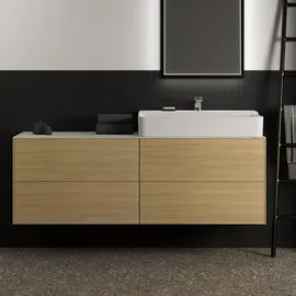 Ideal Standard Waschtisch-Unterschrank 4 Auszüge 160 x 50,5 x 54 cm Eiche hell