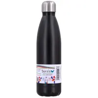 DORAPLAST GMBH Edelstahl Thermoflasche schwarz (500 ml) - DORAs