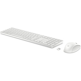 HP 650 Wireless Keyboard and Mouse Combo, weiß, USB, DE (4R016AA#ABD)