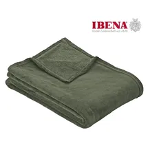IBENA Olbia Kuscheldecke 130 x 180 cm Grün