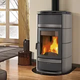 La Nordica-Extraflame La Nordica Norma S Idro DSA Wasserführender Kaminofen Agata Grau