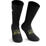 Assos Spring Fall P1 Fahrradsocken 2 Paar Schwarz 35-38