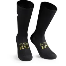Assos Spring Fall P1 Fahrradsocken 2 Paar Schwarz 35-38