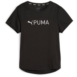 Puma Trainingsshirt »FIT LOGO ULTRABREATHE TEE«, schwarz-weiß