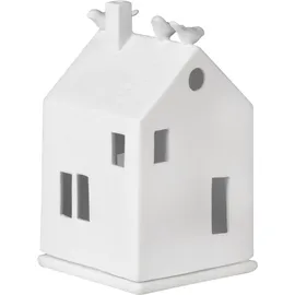 räder Lichthaus Vogelhaus Porzellan Weiß