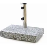 VCM Schirmständer Granit 45 x 28 cm Grau
