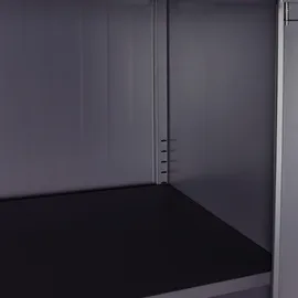 Proregal Aktenschrank 140x90x40 cm Dunkelgrau