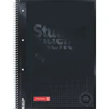 Brunnen Collegeblock 1067928190 DIN A4 kariert onyx