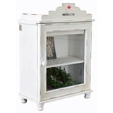 Medizinschrank Wandschrank Shabby Chic Arzneischrank Hängevitrine Antik Vitrine