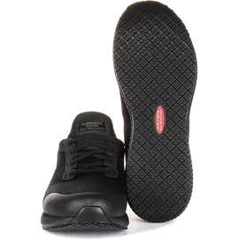 SKECHERS Herren Squad Sr Myton Sneaker, Black Textile Synthetic, 45