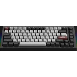 Akko 5075B Plus Dracula Castle RGB Gaming Tastatur ANSI 75% Layout 2.4G/Bluetooth/Type-C Linearer Schalter - Grau