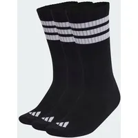 adidas 3er Pack Cushioned Sportswear Crew Socken Schwarz/Weiß 34-36