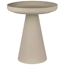 Gasper Beistelltisch H 56 cm KAYO, Ø 51 cm - Sandfarben Metall