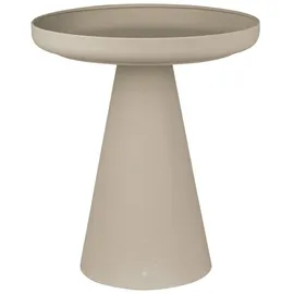 Gasper Beistelltisch H 56 cm KAYO, Ø 51 cm - Sandfarben Metall