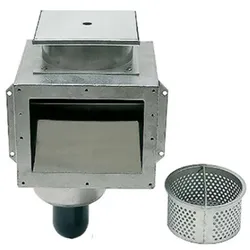 Oberflächenabsauger A200 - V4A Edelstahl - Einbautiefe 240 mm