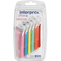 Interprox plus Mix Interdentalbürsten – Fasern aus Tynex, mehrfarbig, 6 Stück