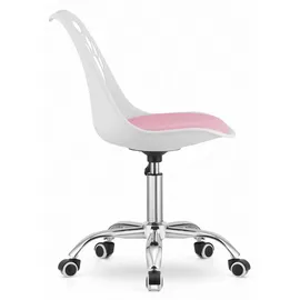 OEM PRINT Drehstuhl Kunstleder Rosa