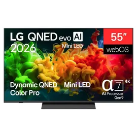 LG 55QNED80B6B 55" QNED evo AI Mini LED 4K TV