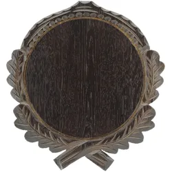 Keilerschild geschnitzt, dunkel