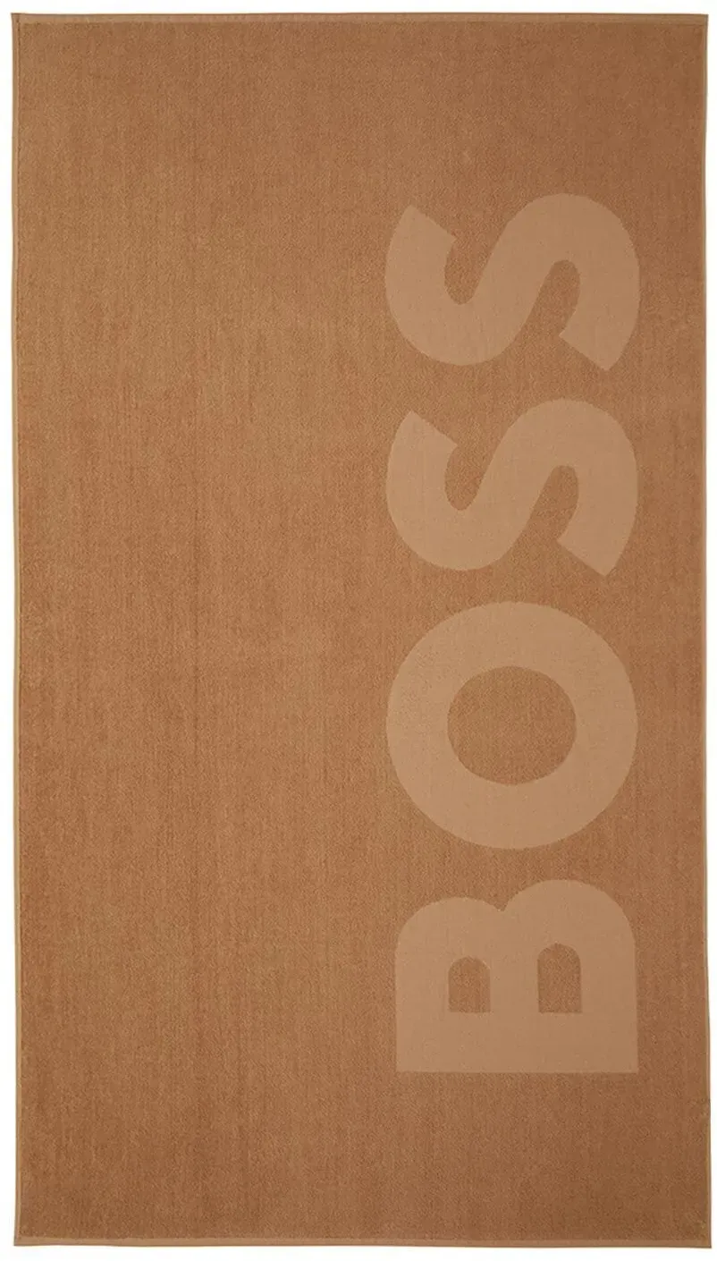 Hugo Boss Home Strandtuch Zuma 100x180 cm | camel - braun