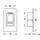 Idencom Fingerscanner BioKey Mini X APP Edelstahl