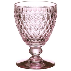 Villeroy & Boch Glas Boston, Kristallglas, Rosa L:9.6cm B:9.6cm H:14.4cm D:9.6cm Kristallglas rosa