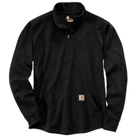 CARHARTT Half Zip Thermal Langarmshirt, schwarz, Größe L