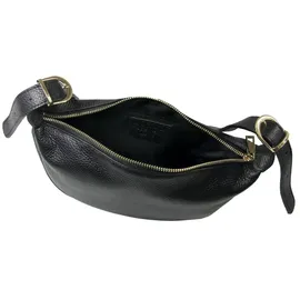 toscanto Umhängetasche Leder Black