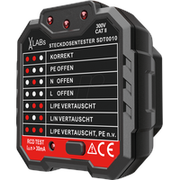 VA-LABs VAL SDT0010 - Steckdosentester mit RCD-Prüfung