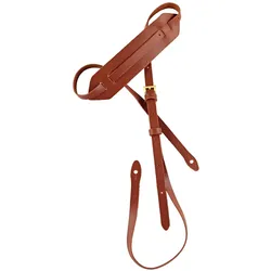 Ortega OSM-BR Mandolinengurt Leder Braun - Gurt Zupfinstrument