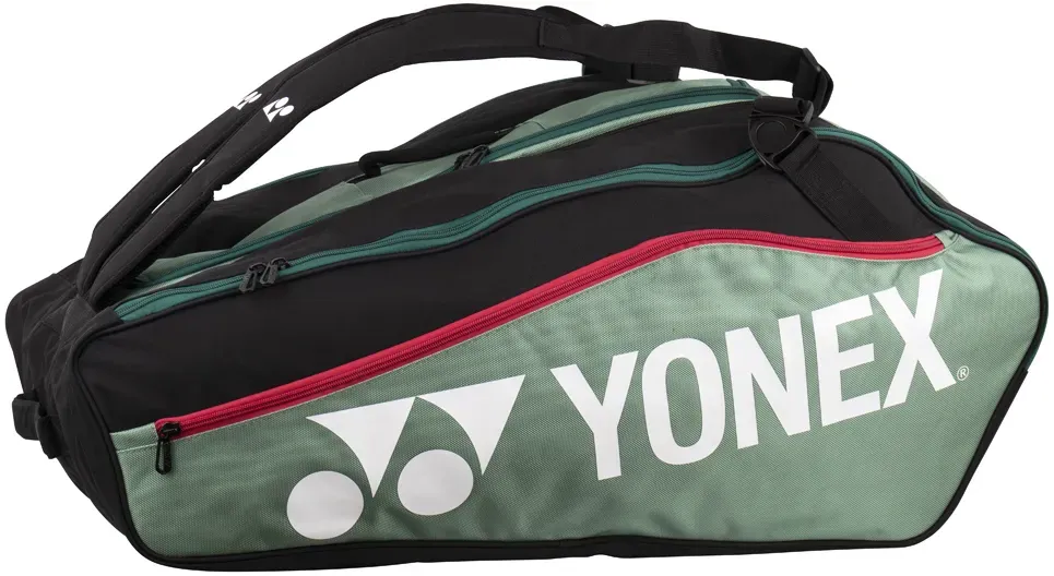 Yonex Racketbag Club Line (Schlägertasche, 3 Hauptfächer) #23 moosgrün 12er