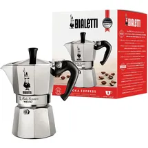 Bialetti Moka Express 3 Tassen silber
