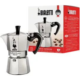 Bialetti Moka Express 3 Tassen silber